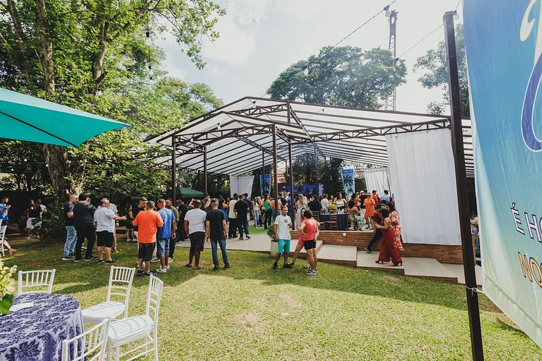 Espaço para eventos - 20 min de SP